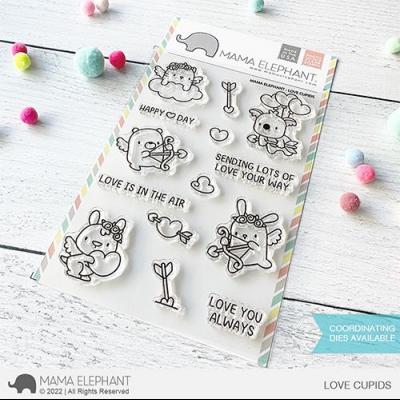 Mama Elephant Clear Stamps - Love Cupids